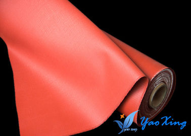 Red Silicone Rubber Coated Fabric Fiberglass Untuk Fleksibel Ekspansi Bersama