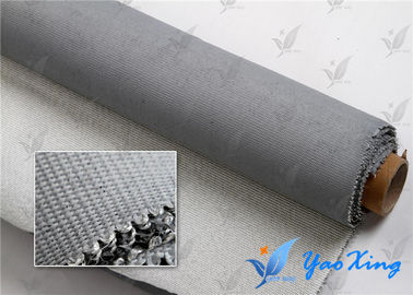 1.0mm Sliver Grey PU Dilapisi Fiberglass Cloth Untuk Expansion Joint