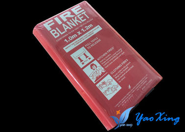 E-Glass Silicone Coated Fire Blanket Permukaan Halus Dan Lembut 1.0*1.2 M