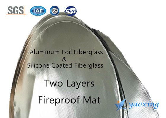 Fiberglass Silicone Coated Fire Blanket Untuk Piknik Tahan Api