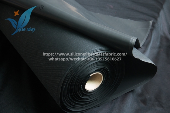 1mm Karet Silikon Lapisan Serat Kaca Pengelasan Selimut Kain tahan api