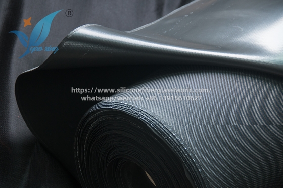 0.4mm tahan api Kain Tirai Silikon Ringan