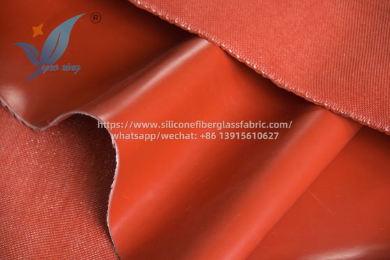 Kain silikon tahan api merah tahan 200 derajat Celcius untuk casing industri