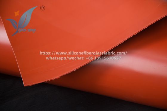 1.5mm Kain Sisi Dua Silikon Lapisan Serat Kaca Untuk Konektor Saluran