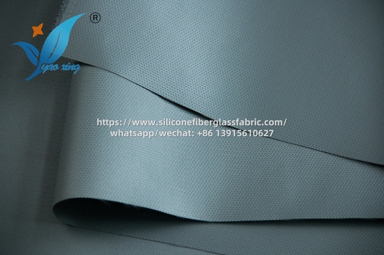 0.4mm Silikon Lapisan Fiberglass Kain tahan api tahan kimia