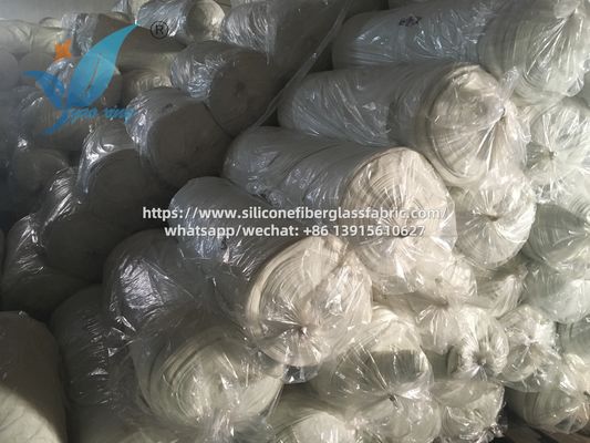 Kain Knitted Mattress Encasement Fireproof FR Serat Kaca