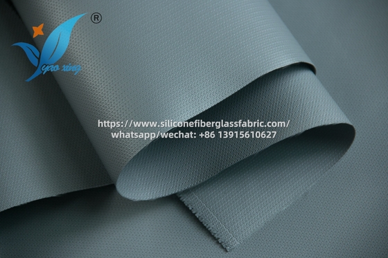 0.8mm Silikon Lapisan Fiberglass Kain tahan panas Industri