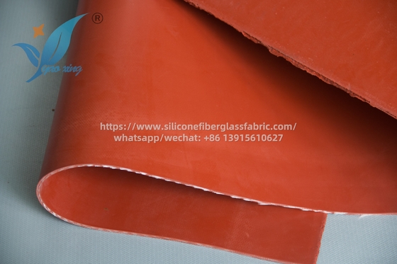 Kain Fiberglass Berlapis Silikon 4mm untuk Ketahanan Suhu Tinggi
