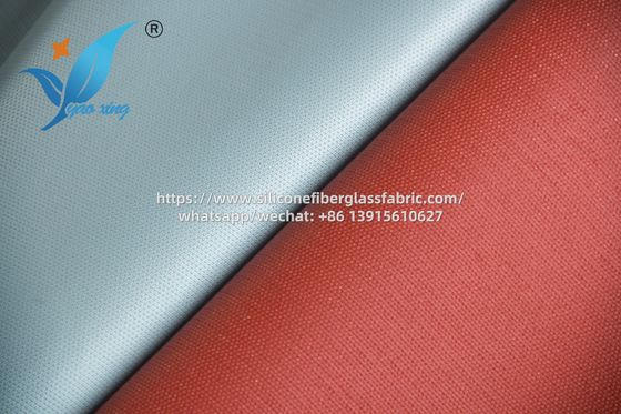 Kain Fiberglass Silikon Tahan Api 0.6mm untuk Sambungan Saluran