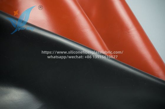 50m Silikon Lapisan Fiberglass Kain tahan panas Industri Kelas