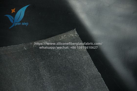 1.5mm Silikon Lapisan Fiberglass Kain tahan panas Tenun Satin