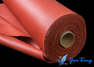 Kain Fiberglass Dilapisi Karet Silikon Tahan Api / Tahan Panas Fiberglass