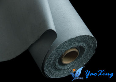 SGS Silicone Coated Fireproof Fiberglass Fabric Lebar 100cm Untuk Pipa
