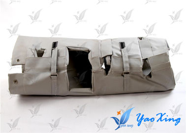Ketebalan 0.4mm Twill Silicone Coated Fiberglass Cloth Untuk Lengan Isolasi Api