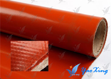 Kain Fiberglass Dilapisi Silikon Tugas Berat Dan Ringan Untuk Tahan Api Dan Tahan Air
