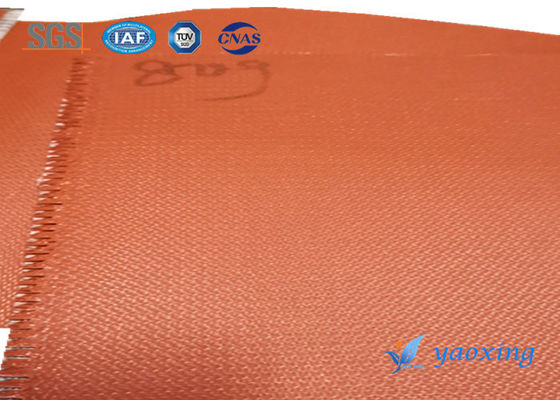0.4mm Tebal Silicone Coated Fiberglass Cloth Untuk Tirai Tahan Api