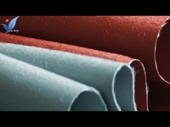 Kain Fiberglass Dilapisi Silikon Tebal 0,4mm Untuk Tirai Tahan Api